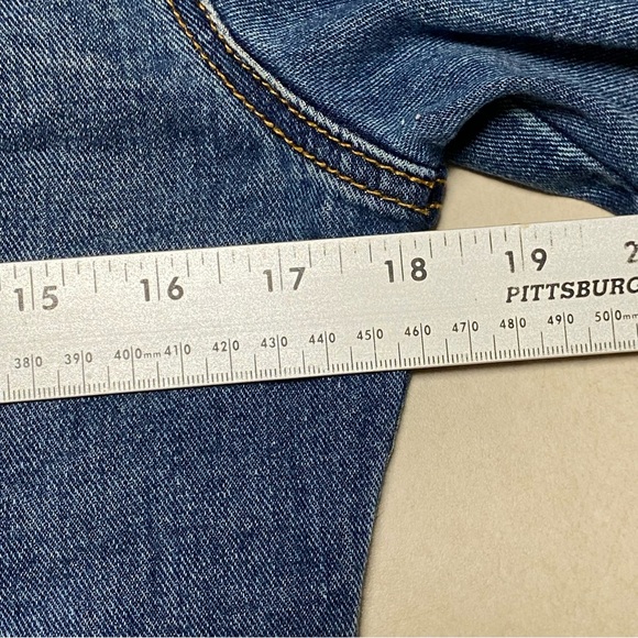 Free People Jacket Women’s Size Small Medium Wash Denim Jacket - Picture 10 of 14